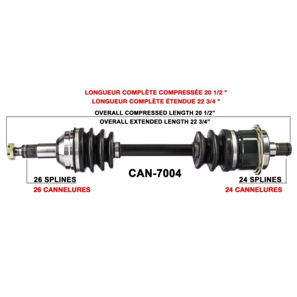 TrakMotive Cardan complet (216064)