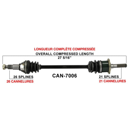 TrakMotive Cardan complet (216066)