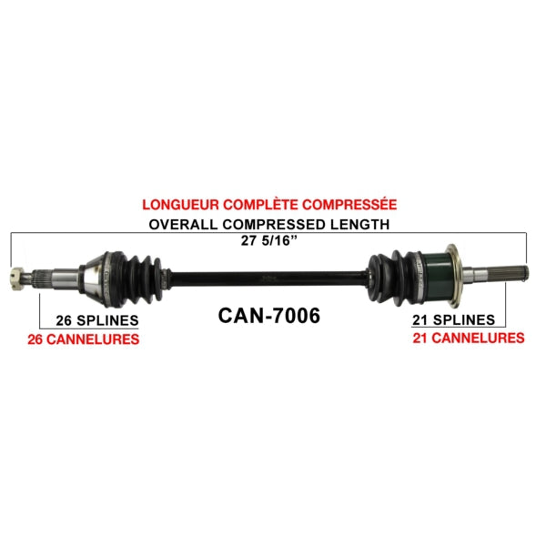 TrakMotive Cardan complet (216066)