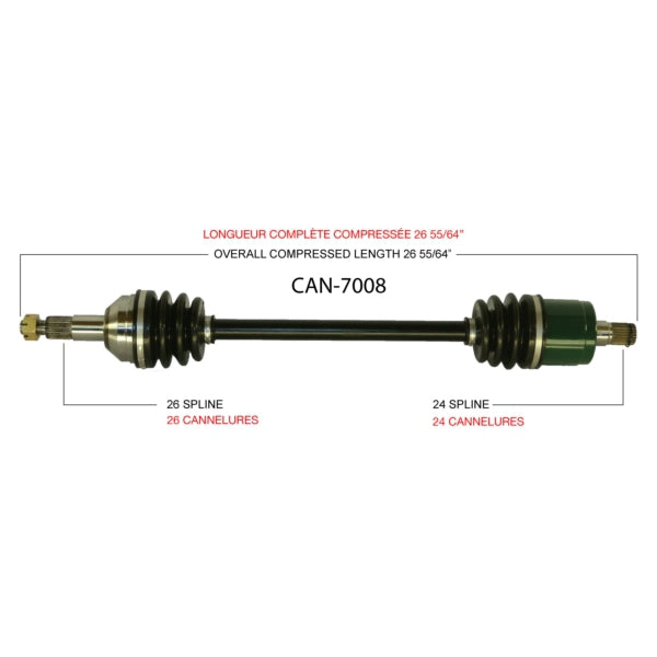 TrakMotive Cardan complet (216068)