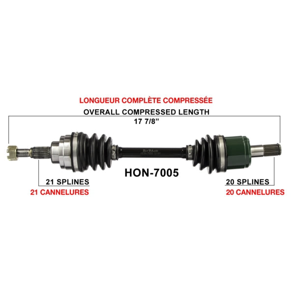 TrakMotive Complete Axle (216073)