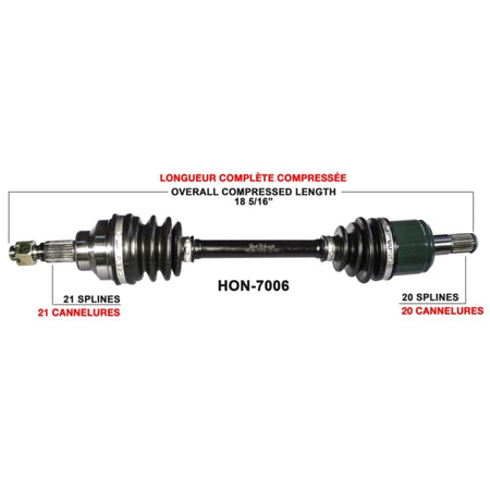 TrakMotive Complete Axle (216074)
