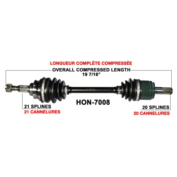 TrakMotive Complete Axle (216075)