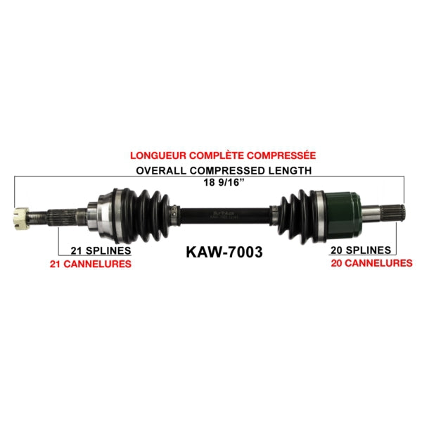 TrakMotive Complete Axle (216081)