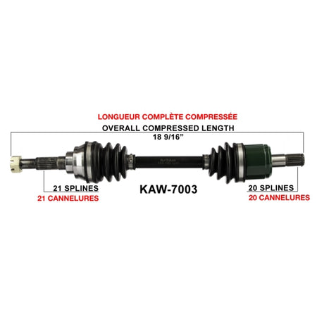 TrakMotive Complete Axle (216081)