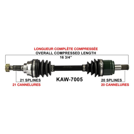 TrakMotive Complete Axle (216083)