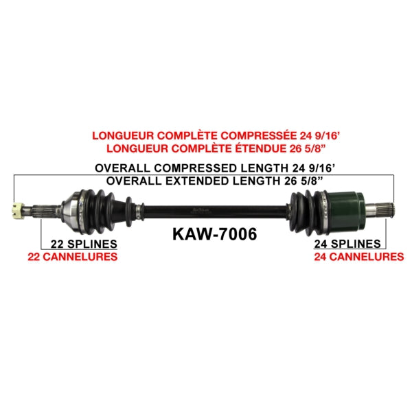 TrakMotive Complete Axle (216084)