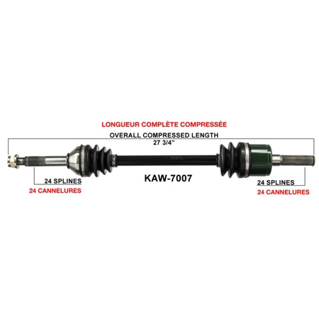 TrakMotive Complete Axle (216085)
