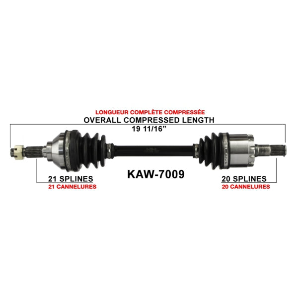 TrakMotive Complete Axle (216087)