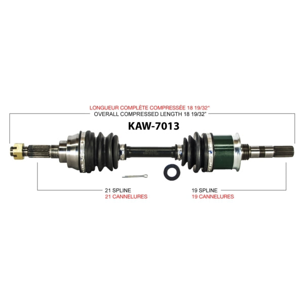 TrakMotive Complete Axle (216091)