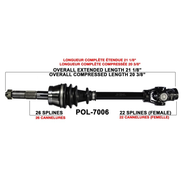 TrakMotive Complete Axle (216097)