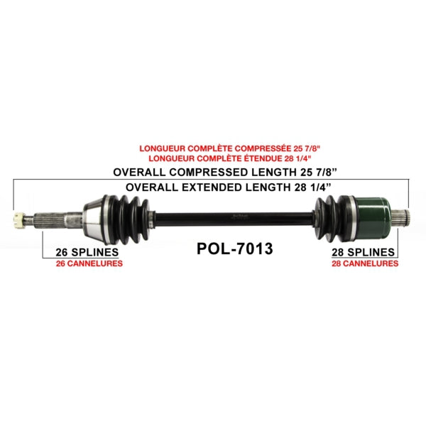 TrakMotive Complete Axle (216119)