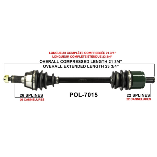 TrakMotive Complete Axle (216121)
