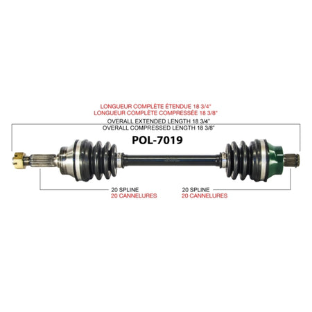 TrakMotive Complete Axle (216125)