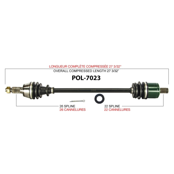 TrakMotive Complete Axle (216129)