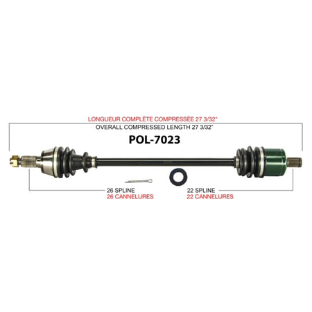 TrakMotive Complete Axle (216129)