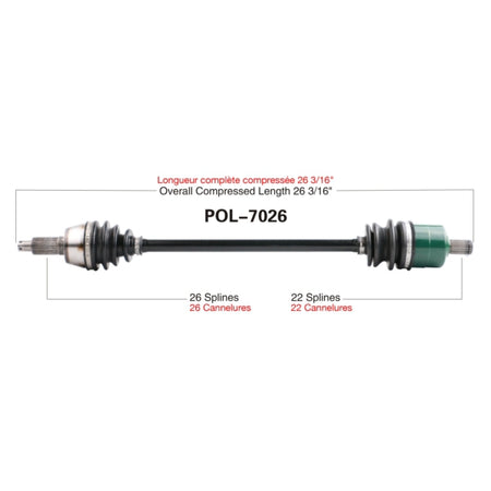 TrakMotive Complete Axle (216132)