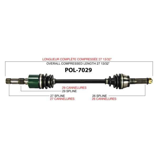 TrakMotive Complete Axle (216134)