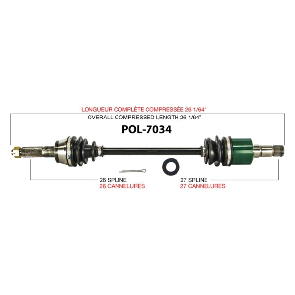 TrakMotive Complete Axle (216138)