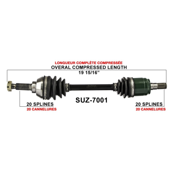 TrakMotive Complete Axle (216141)