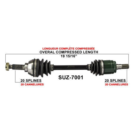 TrakMotive Complete Axle (216141)