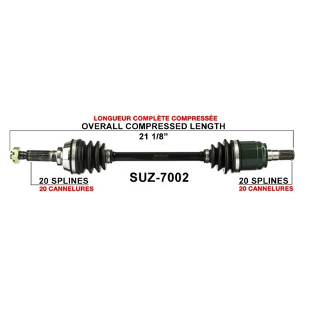 TrakMotive Complete Axle (216142)