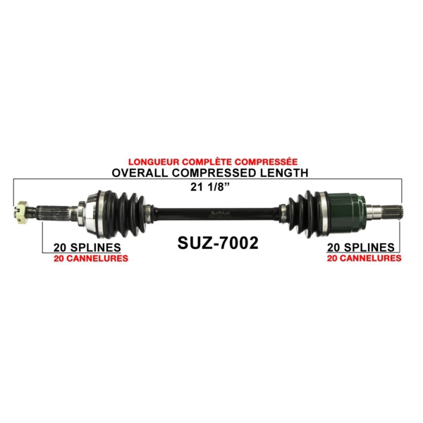 TrakMotive Complete Axle (216142)