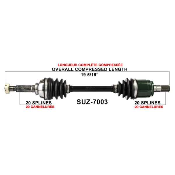 TrakMotive Complete Axle (216143)