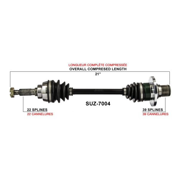 TrakMotive Complete Axle (216144)