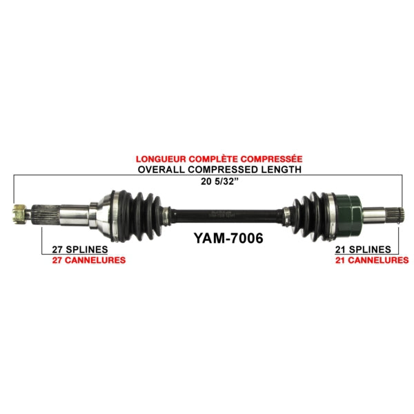 TrakMotive Complete Axle (216151)