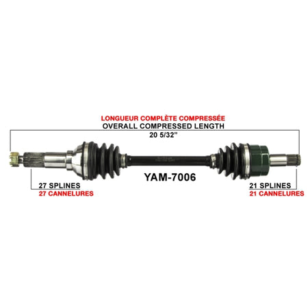 TrakMotive Complete Axle (216151)