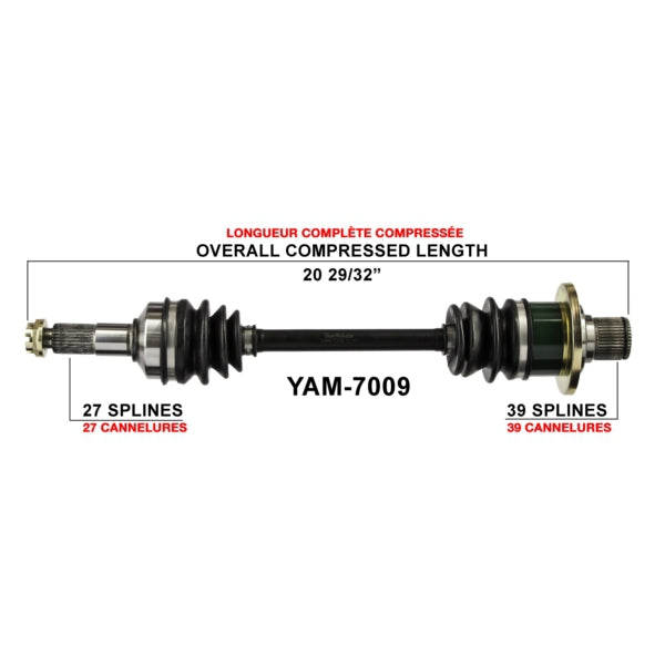 TrakMotive Complete Axle (216154)