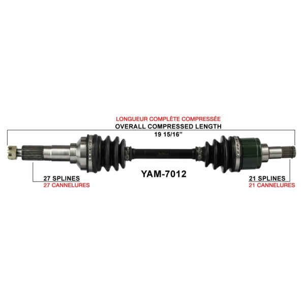 TrakMotive Complete Axle (216157)