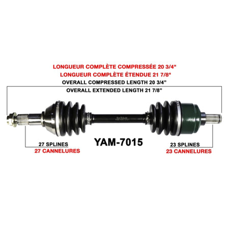 TrakMotive Complete Axle (216160)