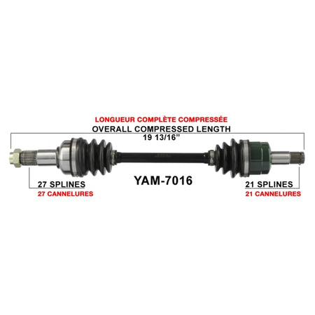 TrakMotive Complete Axle (216161)