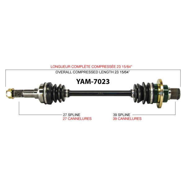 TrakMotive Complete Axle (216168)