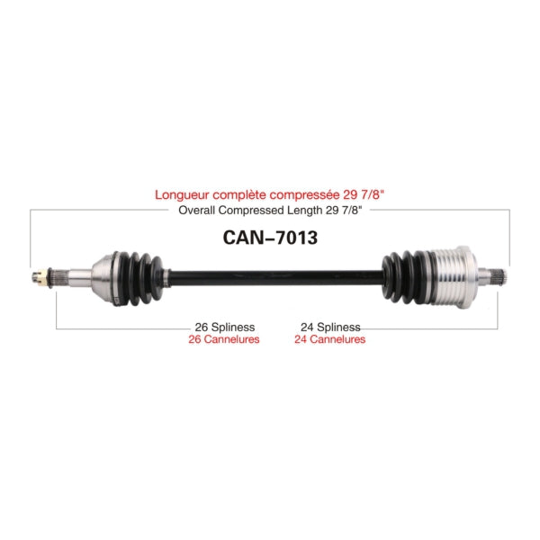 TrakMotive Complete Axle (216233)