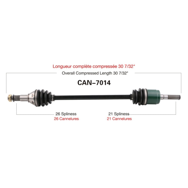 TrakMotive Complete Axle (216234)