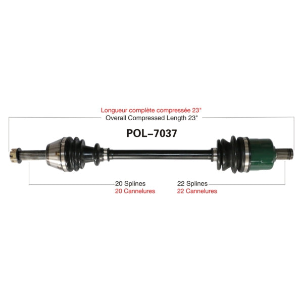 TrakMotive Complete Axle (216244)
