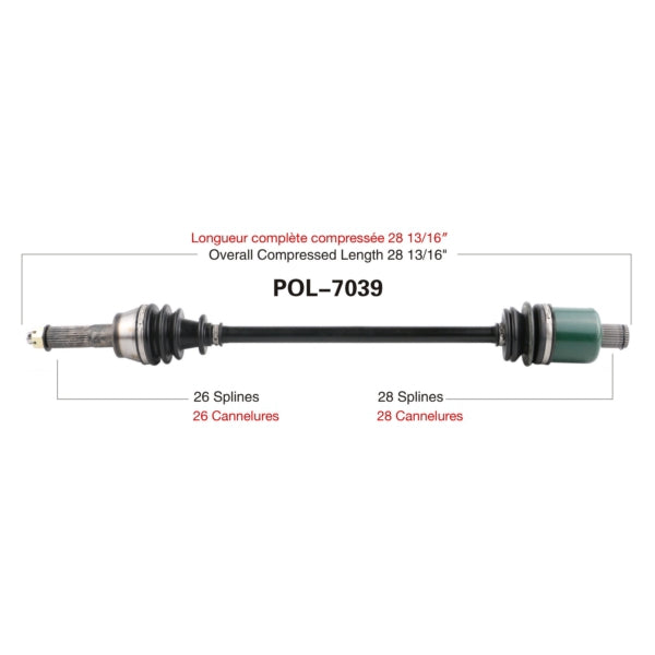 TrakMotive Complete Axle (216246)