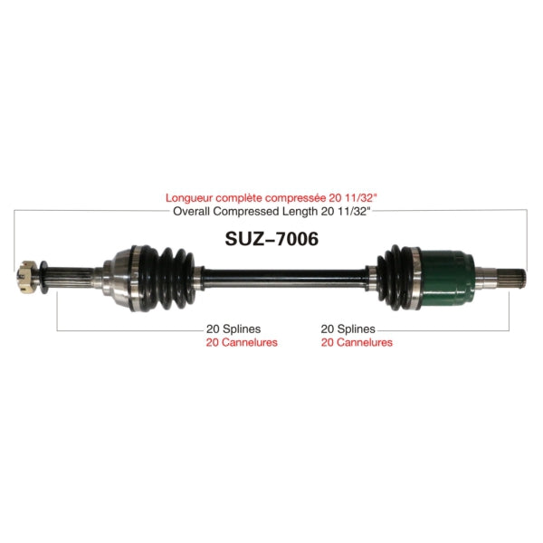 TrakMotive Complete Axle (216253)