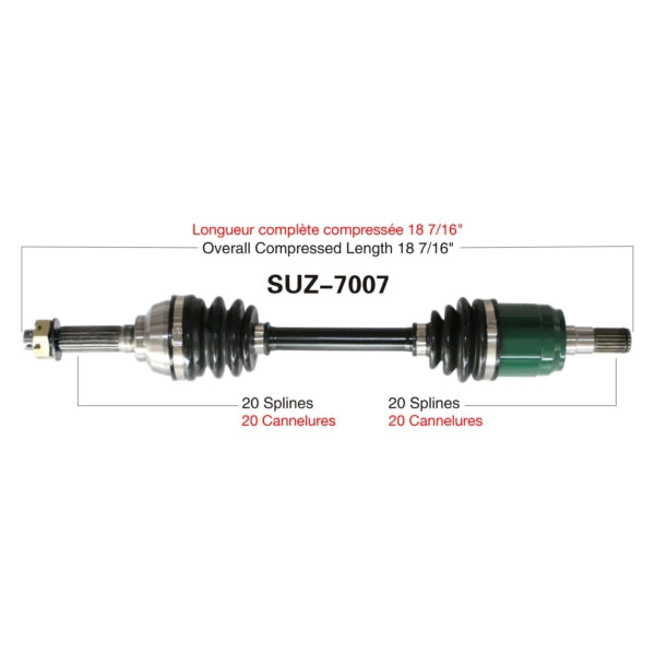 TrakMotive Complete Axle (216254)