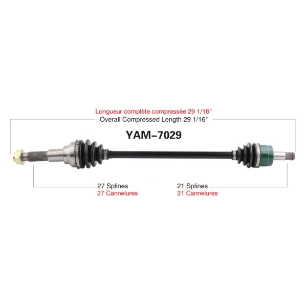 TrakMotive Complete Axle (216255)