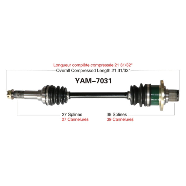 TrakMotive Complete Axle (216257)