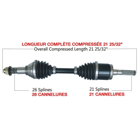 TrakMotiveHD Complete HD Axle (216312)