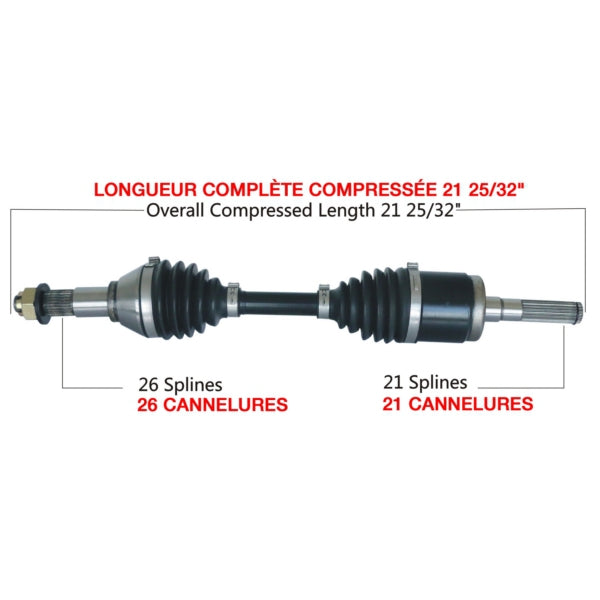 TrakMotiveHD Complete HD Axle (216312)