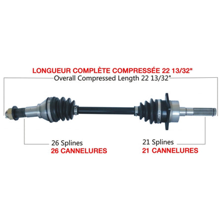 TrakMotive Complete Axle (216323)