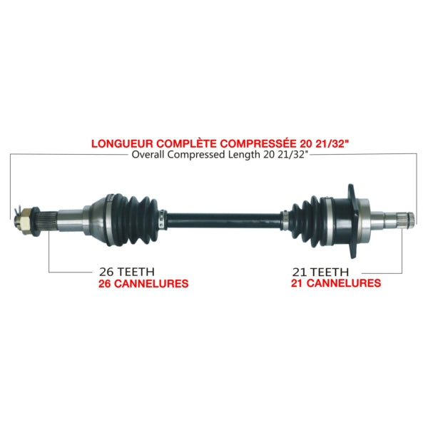 TrakMotive Complete Axle (216324)