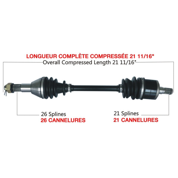 TrakMotive Cardan complet (216331)