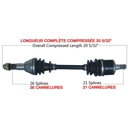 TrakMotive Complete Axle (216332)